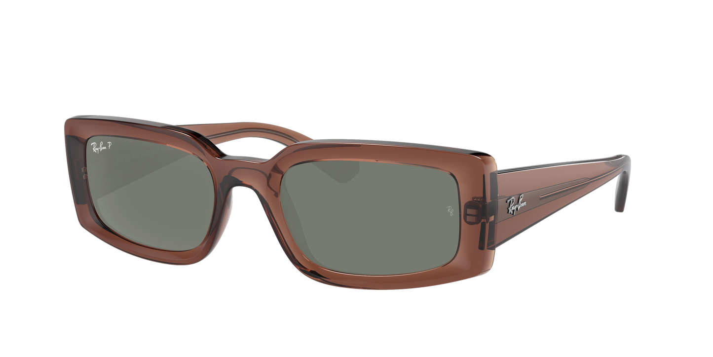 TRANSPARENT BROWN, Green-Polarized, Rayban