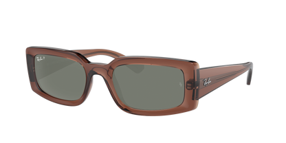 TRANSPARENT BROWN, Green-Polarized, Rayban