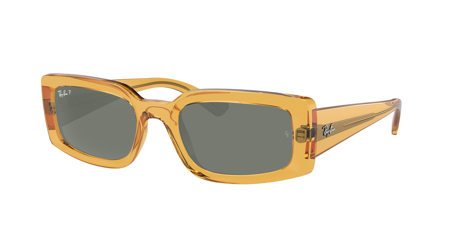 TRANSPARENT YELLOW, Green-Polarized, Rayban