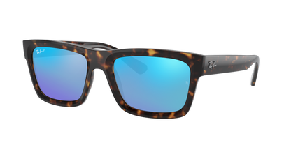 Havana, Mirrored Blue-Polarized, Rayban