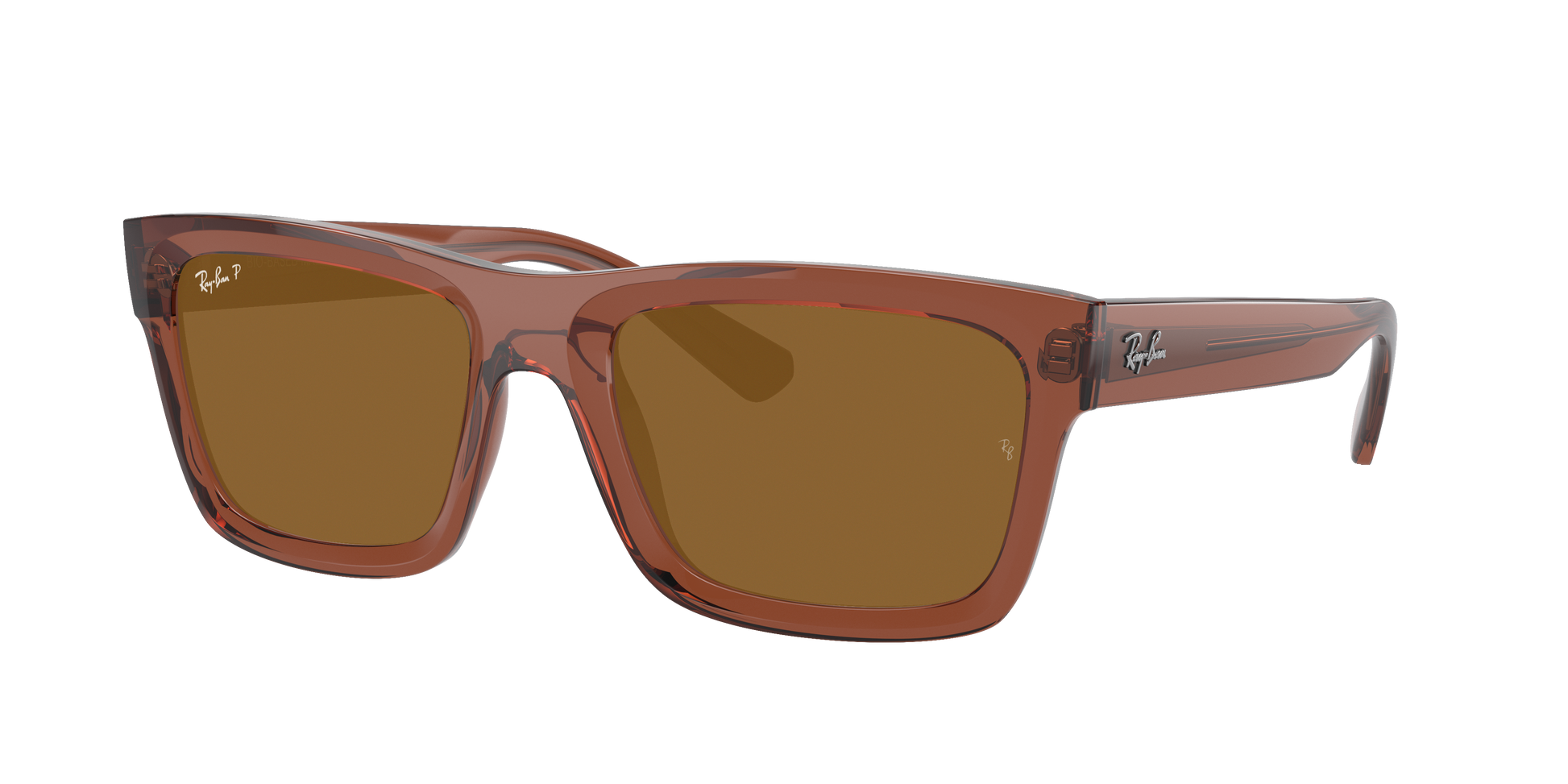 TRANSPARENT BROWN, Brown-Polarized, Rayban