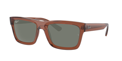 TRANSPARENT BROWN, Green-Polarized, Rayban