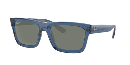 TRANSPARENT DARK BLUE, Green-Polarized, Rayban
