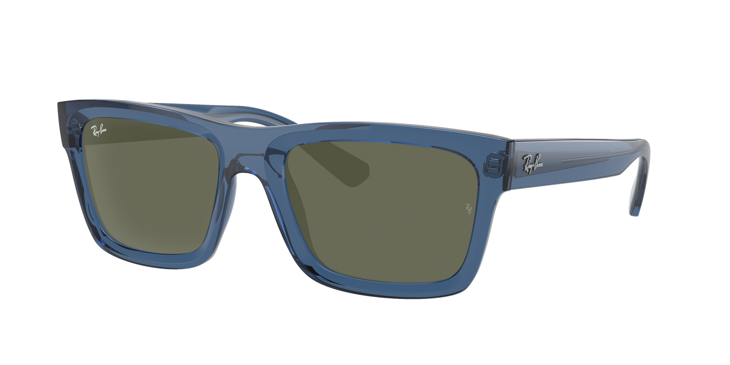 TRANSPARENT DARK BLUE, Green, Rayban