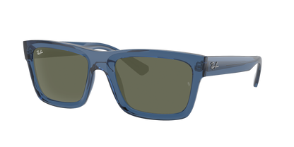 TRANSPARENT DARK BLUE, Green, Rayban