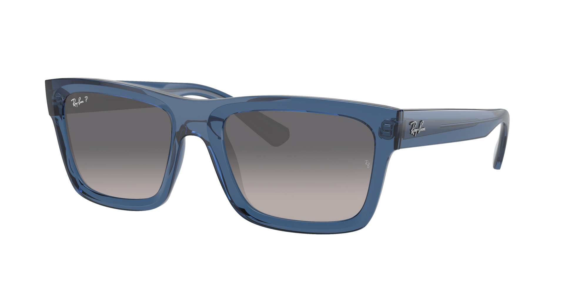 TRANSPARENT DARK BLUE, Grey Gradient-Polarized, Rayban