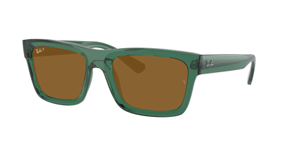 TRANSPARENT GREEN, Brown-Polarized, Rayban