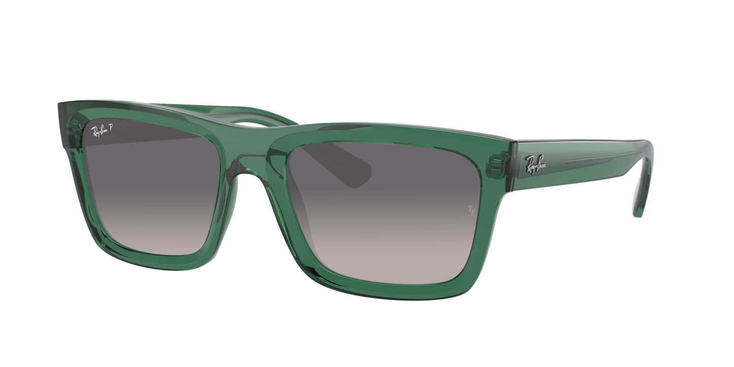TRANSPARENT GREEN, Grey Gradient-Polarized, Rayban