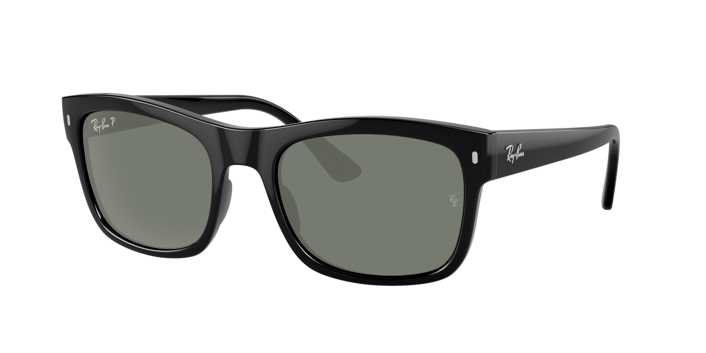 Black, Green-Polarized, Rayban