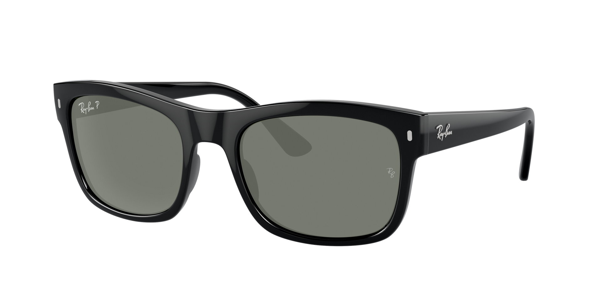 Black, Green-Polarized, Rayban