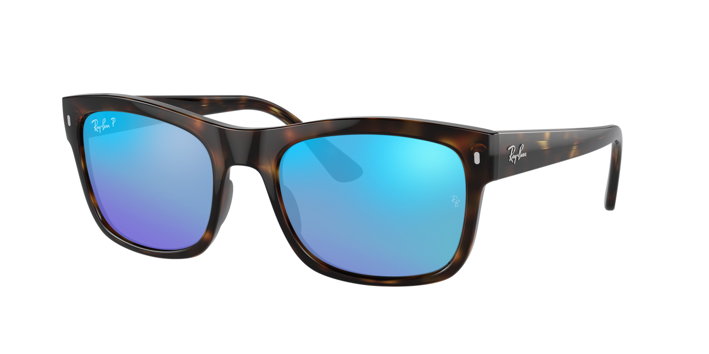 Havana, Mirrored Blue-Polarized, Rayban