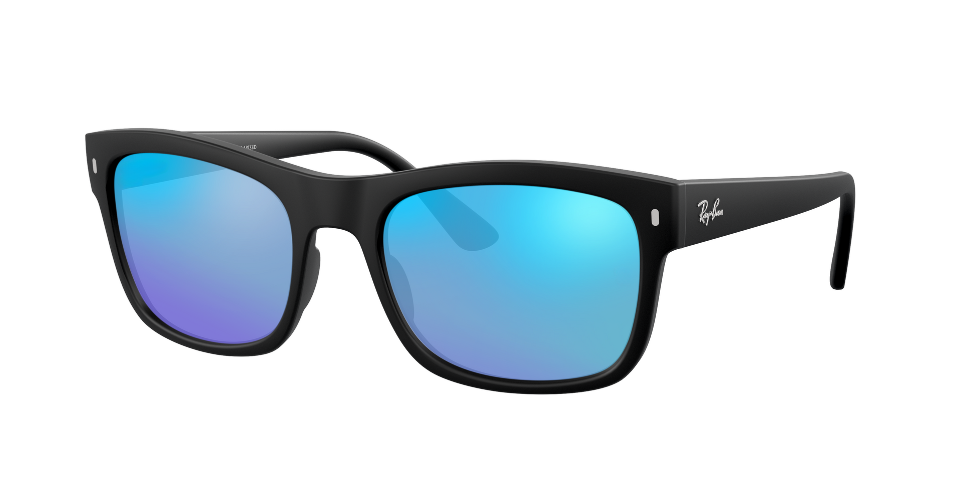 Matte Black, Blue-Mirrored, Sunberryrx