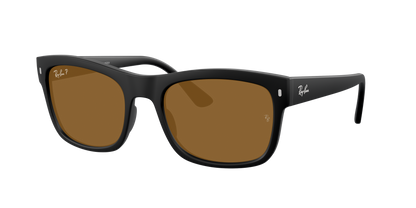 Matte Black, Brown-Polarized, Rayban