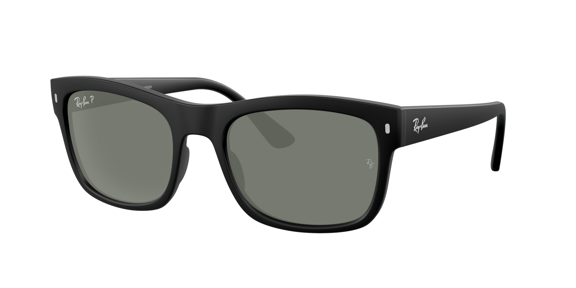 Matte Black, Green-Polarized, Rayban