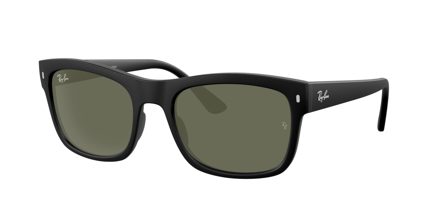 Matte Black, Green, Rayban