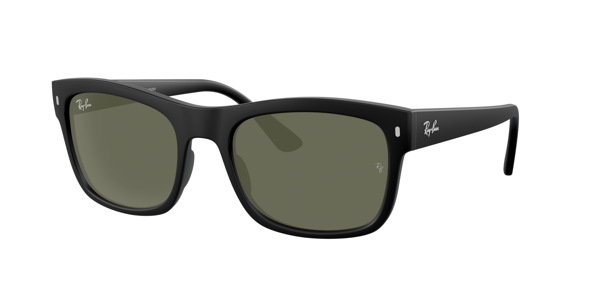 Matte Black, Green, Rayban