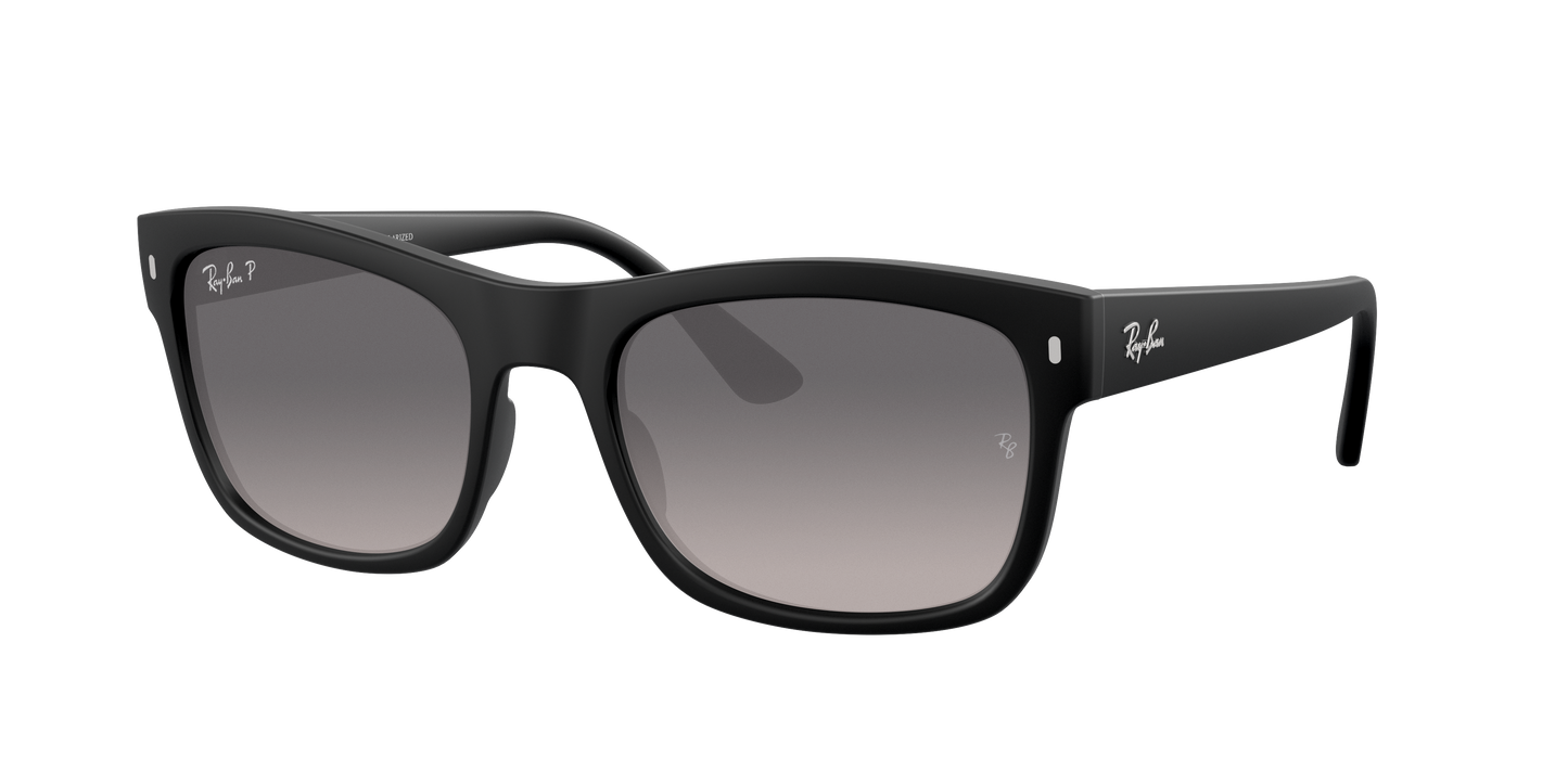 Matte Black, Grey Gradient-Polarized, Rayban