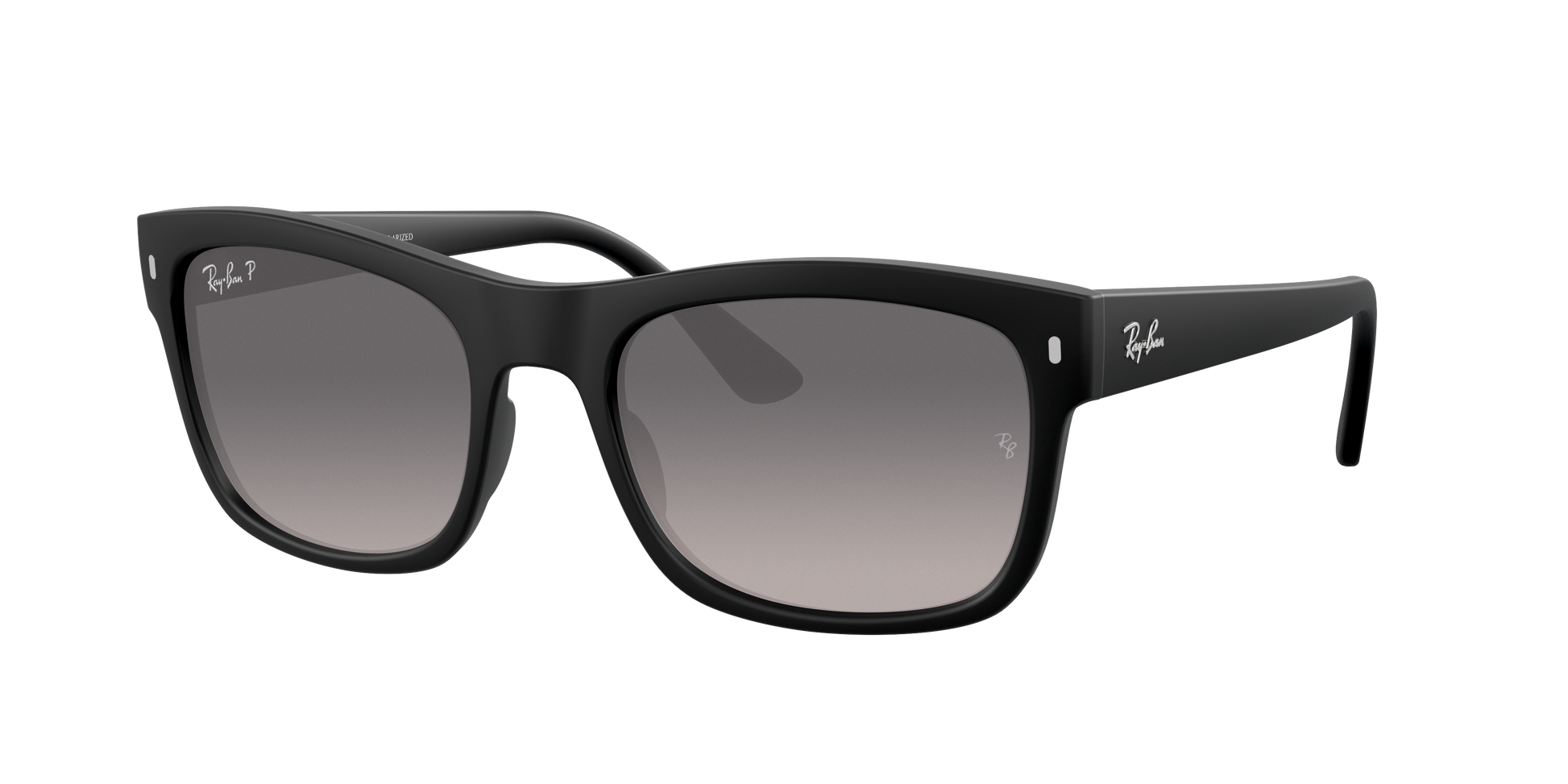 Matte Black, Grey Gradient-Polarized, Rayban