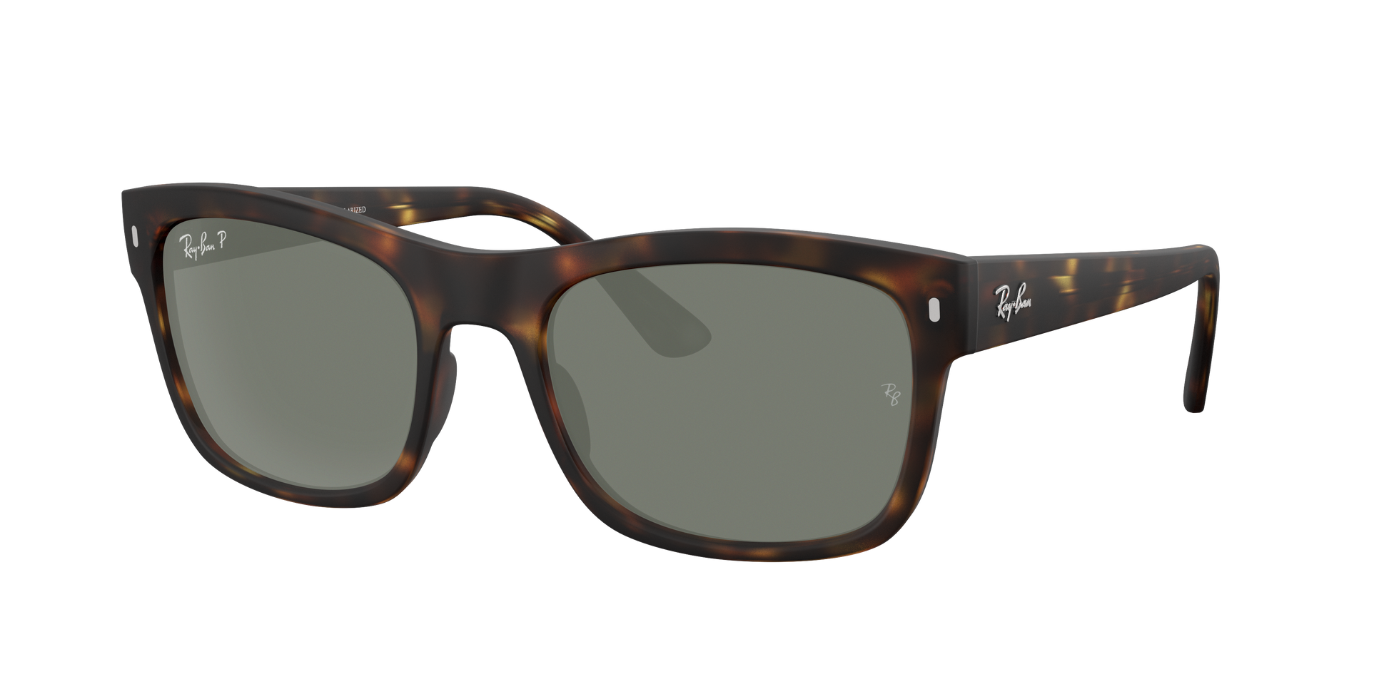 MATTE HAVANA, Green-Polarized, Rayban