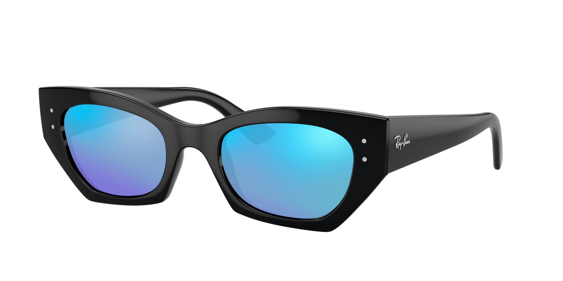 Black, Blue-Mirrored, Sunberryrx