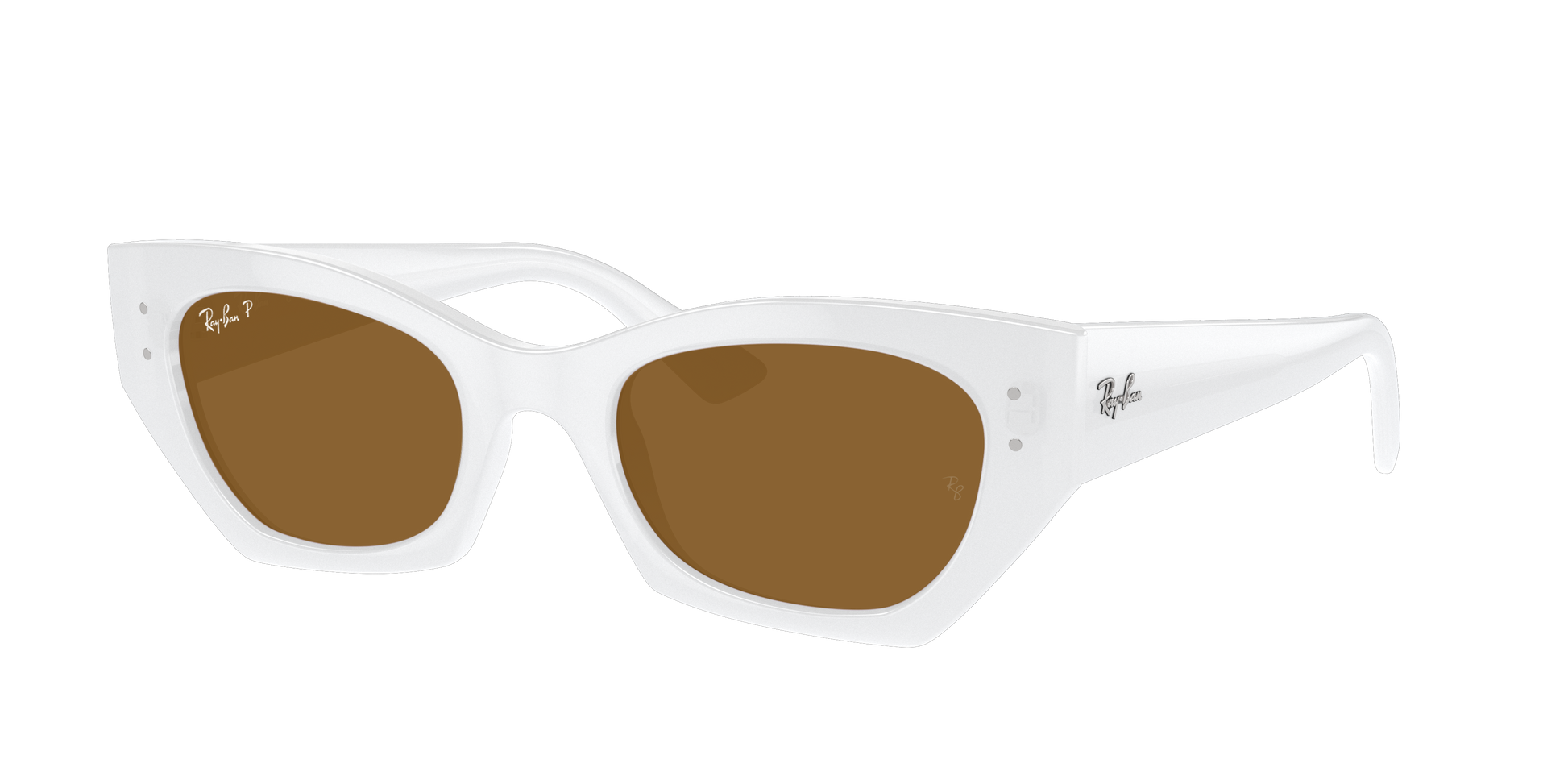 WHITE SNOW, Brown-Polarized, Rayban