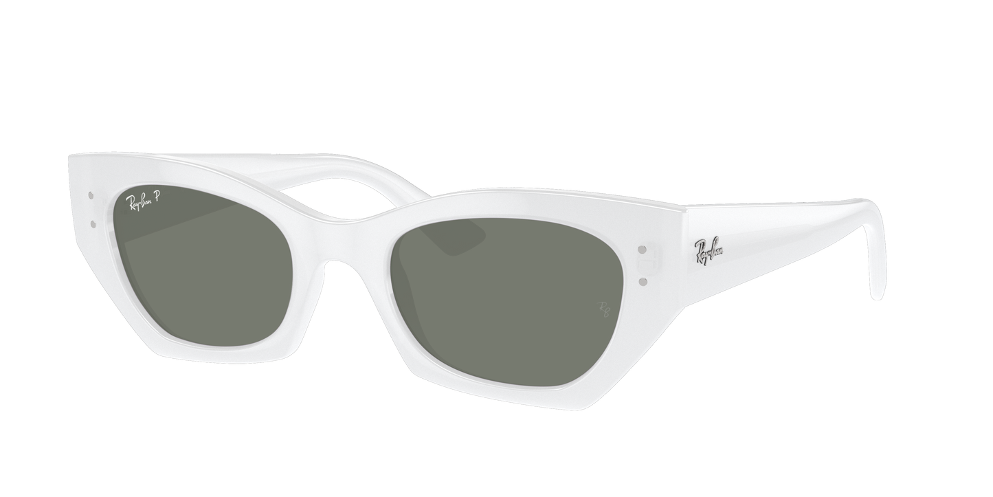 WHITE SNOW, Green-Polarized, Rayban