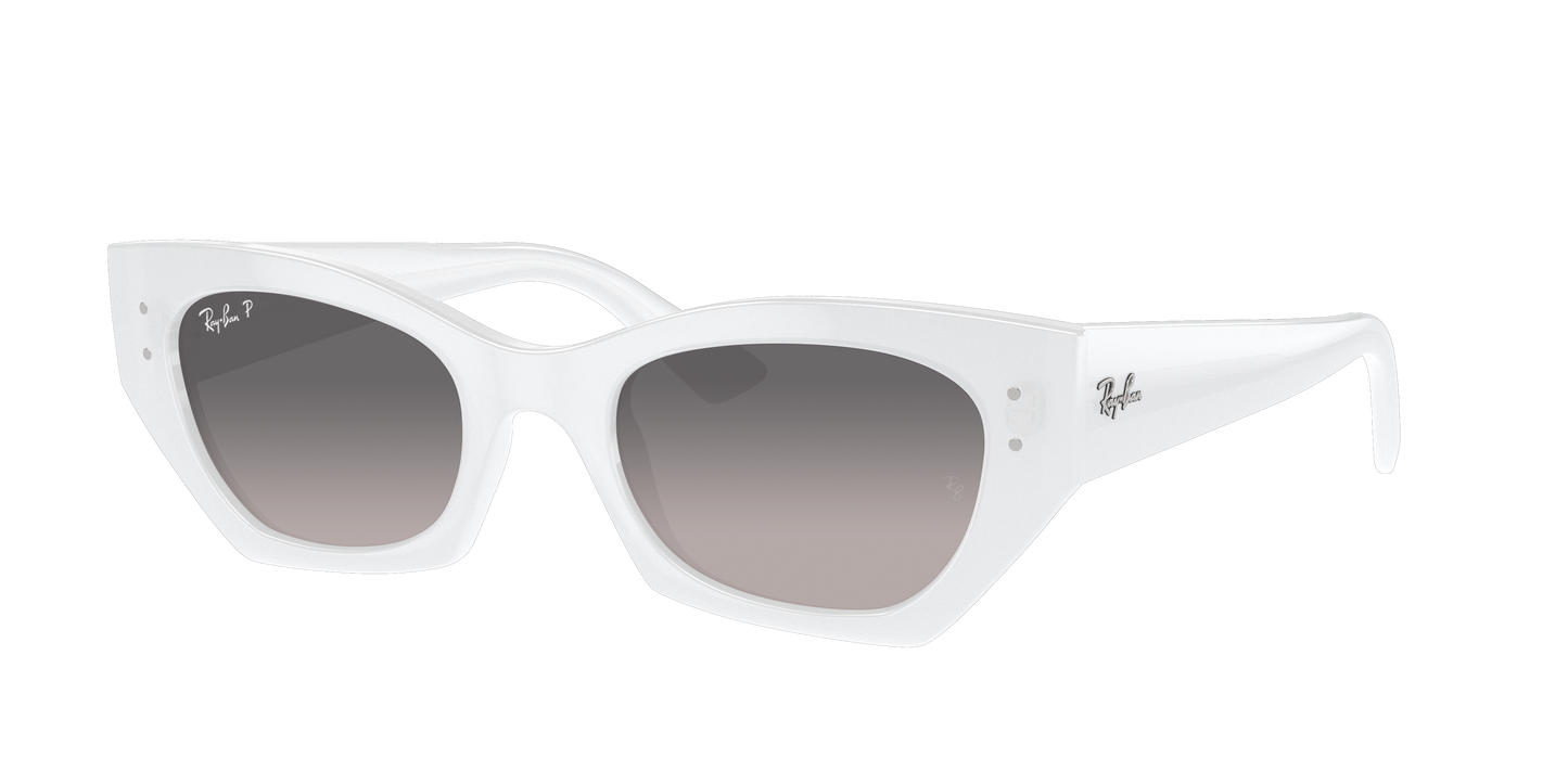 WHITE SNOW, Grey Gradient-Polarized, Rayban