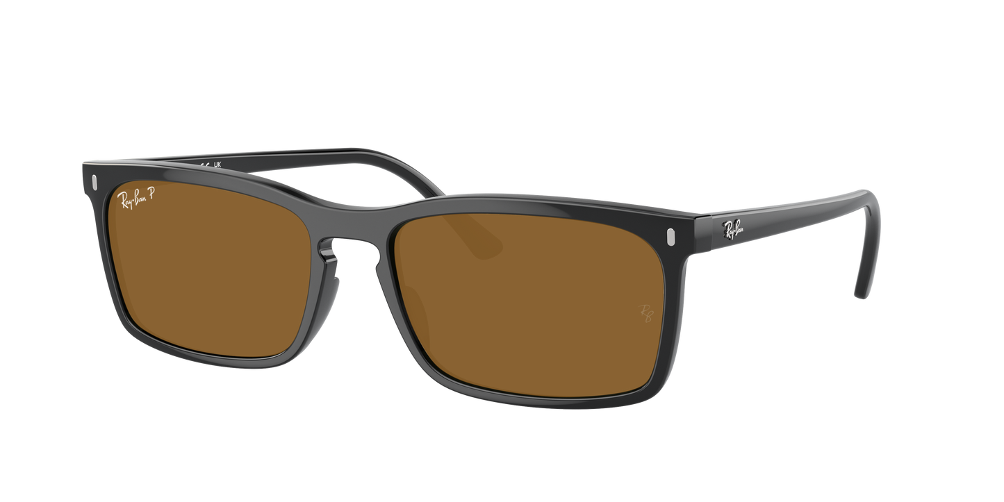 Black, Brown-Polarized, Rayban