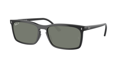 Black, Green-Polarized, Rayban