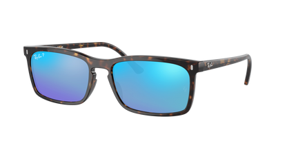 Havana, Mirrored Blue-Polarized, Rayban