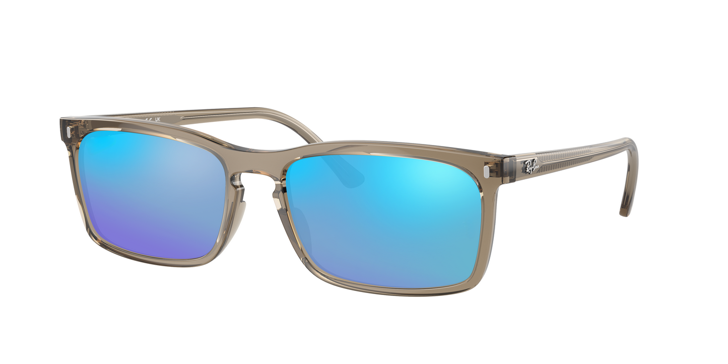 TRANSPARENT BROWN, Blue-Mirrored, Sunberryrx