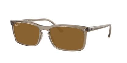 TRANSPARENT BROWN, Brown-Polarized, Rayban
