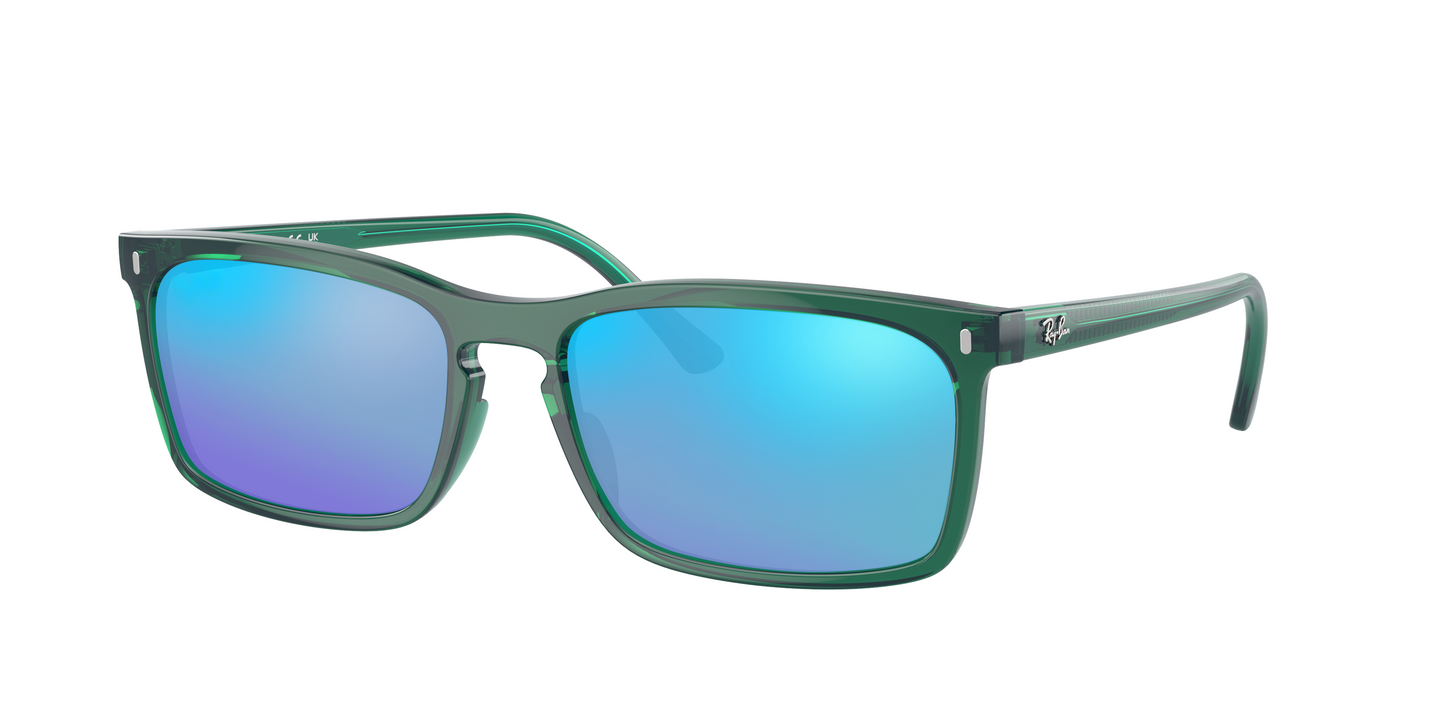 TRANSPARENT GREEN, Blue-Mirrored, Sunberryrx