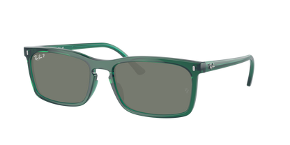 TRANSPARENT GREEN, Green-Polarized, Rayban