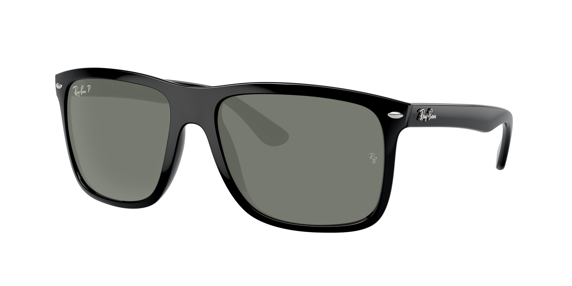 Black, Green-Polarized, Rayban