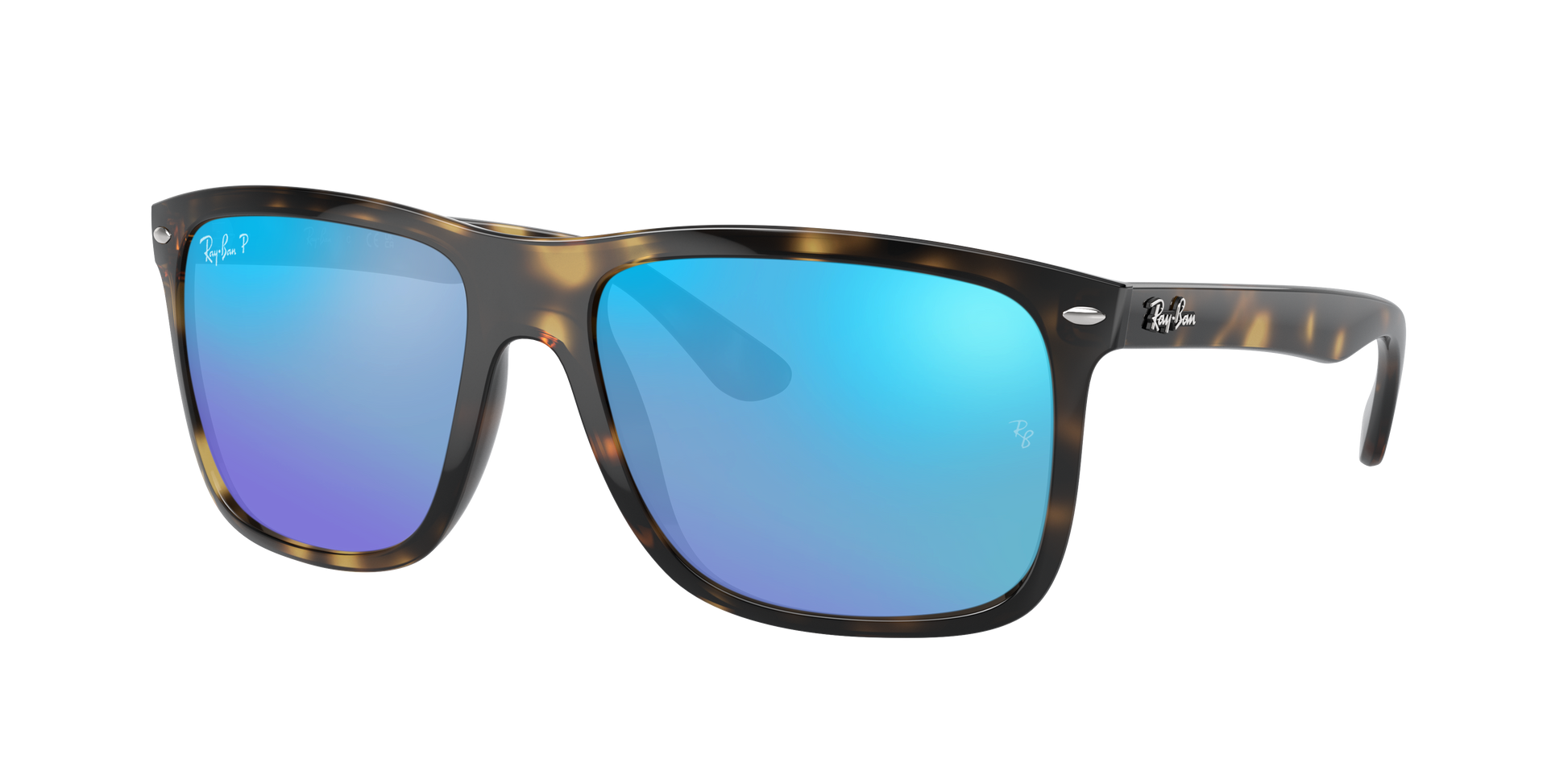 Havana, Mirrored Blue-Polarized, Rayban