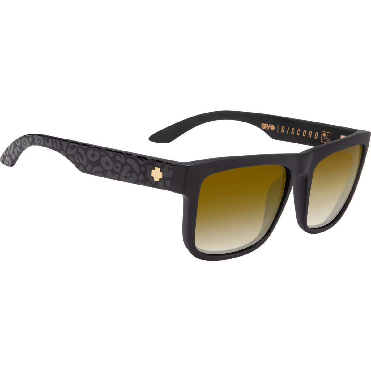 Matte Black Leopard, Brown Gradient