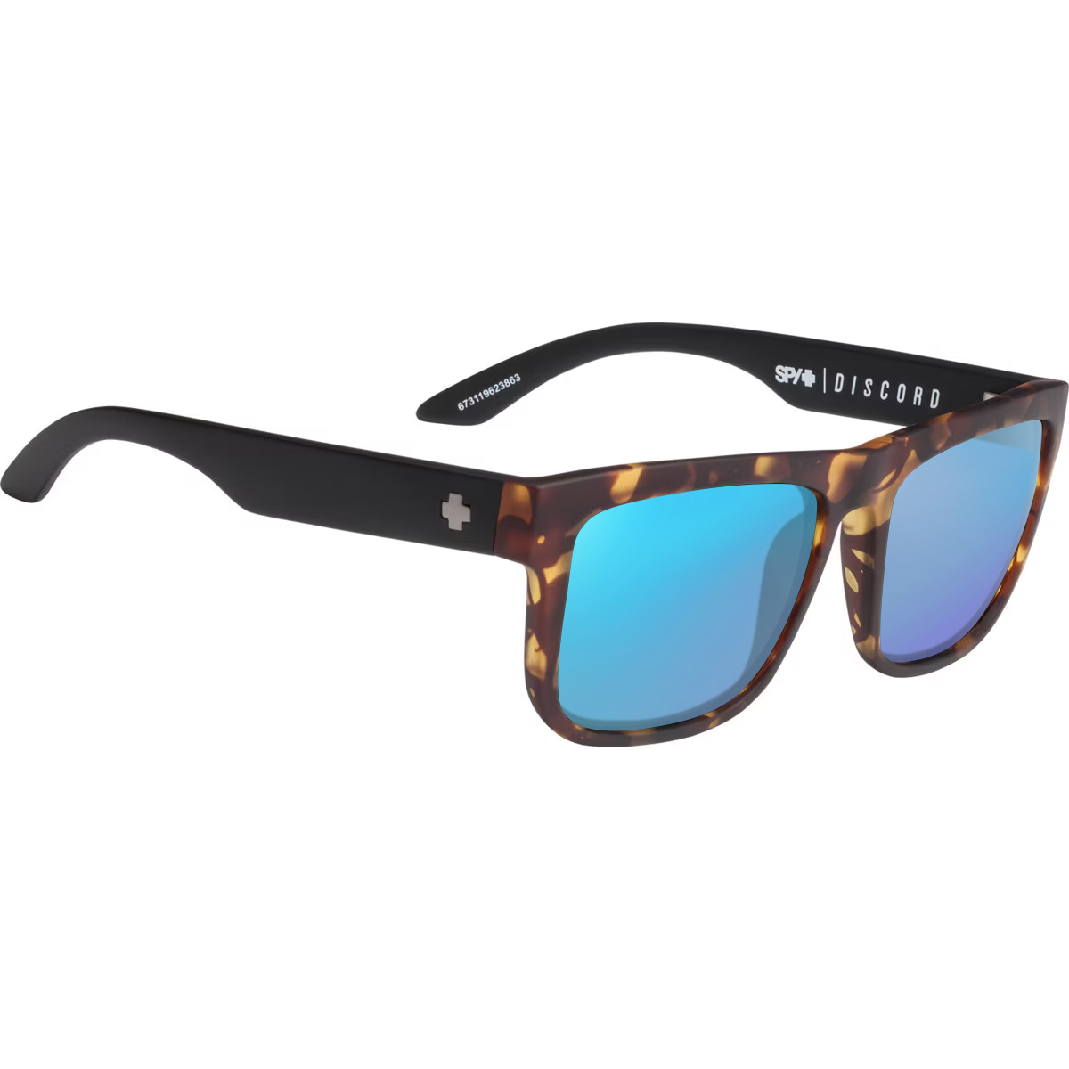 Vintage Tortoise, Blue-Mirrored