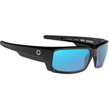 Black, Blue-Mirrored