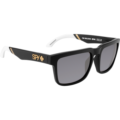 SPY + Tom Wallisch Matte Black, Grey-Polarized