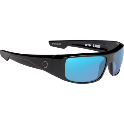 Black, Blue-Mirrored