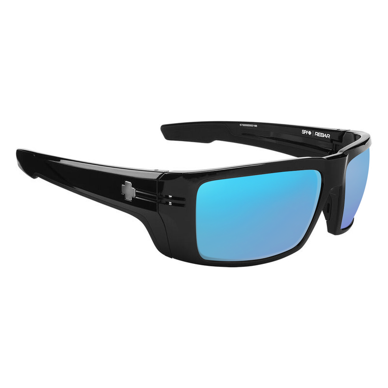 Ansi Black, Blue-Mirrored