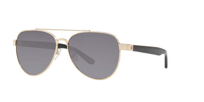 Shiny Light Gold Metal, Grey