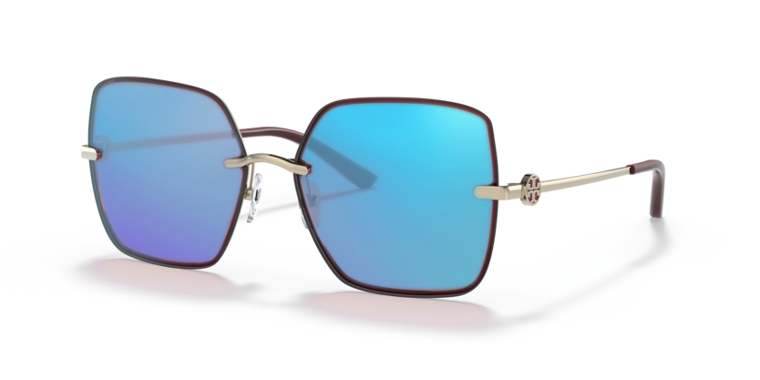 Gold, Blue-Mirrored