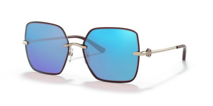 Gold, Blue-Mirrored