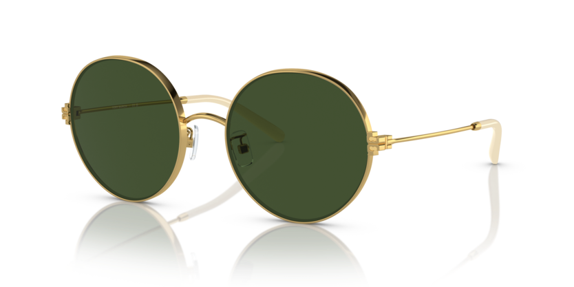 Gold, Green-Polarized