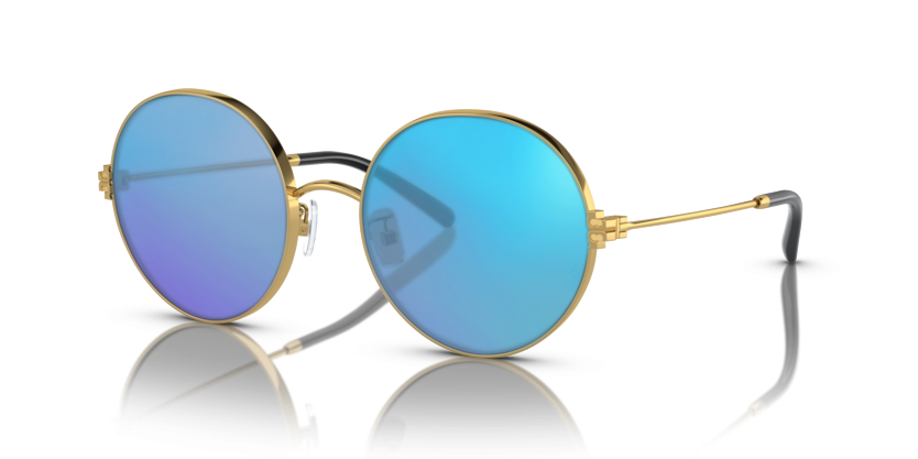 Gold, Blue-Mirrored