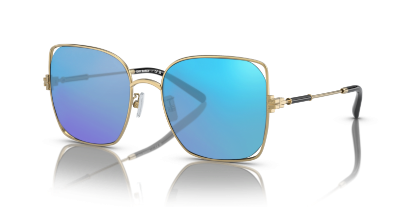 Gold, Blue-Mirrored