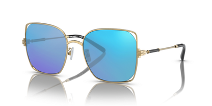 Gold, Blue-Mirrored