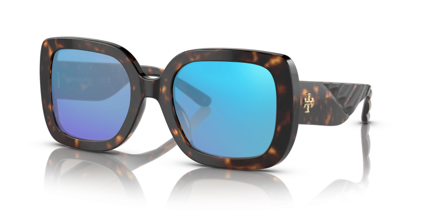 Dark Tortoise, Blue-Mirrored